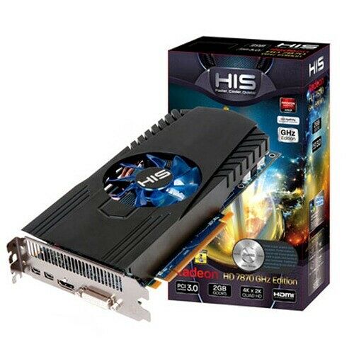 Carte graphique HIS Radeon HD 7870, 2 Go