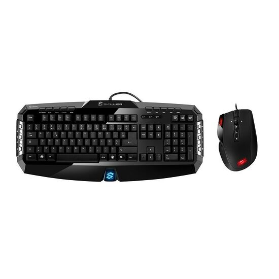Pack Gaming Sharkoon, Clavier Skiller (AZERTY) + Souris Darkglider