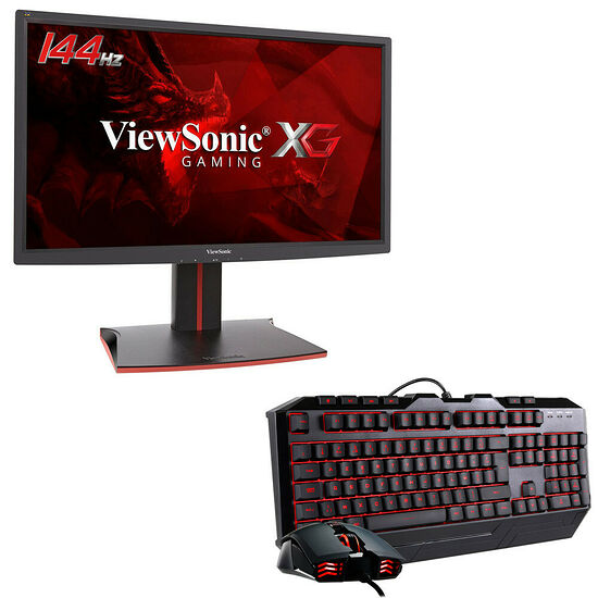 Pack Viewsonic XG2401 FreeSync + Cooler Master Devastator III (AZERTY)