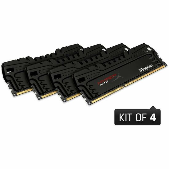 DDR3 HyperX Beast XMP, 4 x 4 Go, 2400 MHz, CAS 11