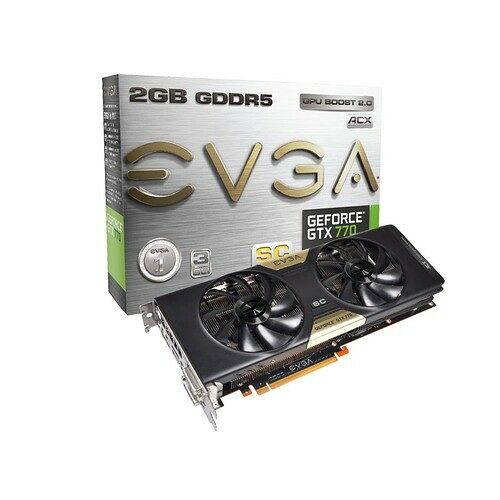 Carte graphique EVGA GeForce GTX 770 Superclocked w/ ACX Cooler, 2 Go
