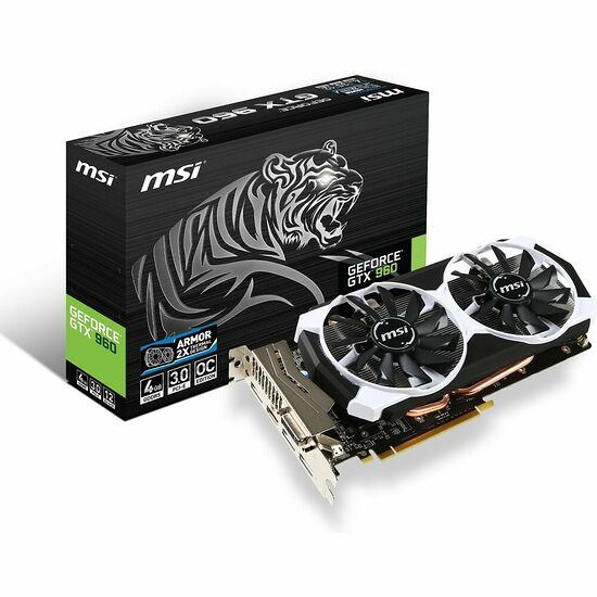 MSI GeForce GTX 960 4GD5T OC, 4 Go