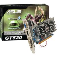 Carte graphique Asus GeForce GT 520, 1 Go