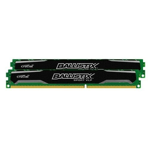 DDR3 Crucial Ballistix Sport VLP, 2 x 8 Go, 1600 MHz, CAS 9
