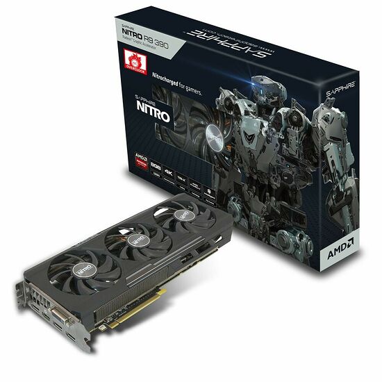 Sapphire Radeon R9 390 NITRO Tri-X OC (UEFI), 8 Go