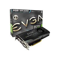 Carte graphique EVGA GTX 670 OC FTW, 2 Go