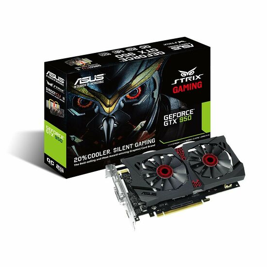 Asus GeForce GTX 950 STRIX Gaming DirectCU II, 2 Go