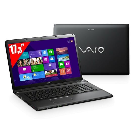 Sony Vaio Série E SVE1713H4E/B, 17.3" HD+