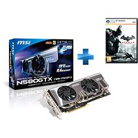 Carte graphique MSI GeForce GTX 580 Twin Frozr II/OC, 1536 Mo + Jeu