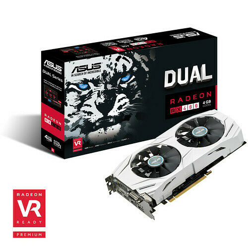 Asus Radeon RX 480 DUAL OC, 4 Go