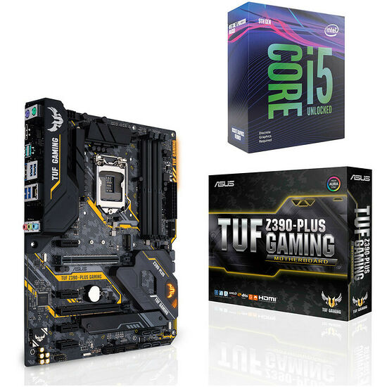 Intel Core i5-9600KF + Asus TUF Z390-PLUS GAMING