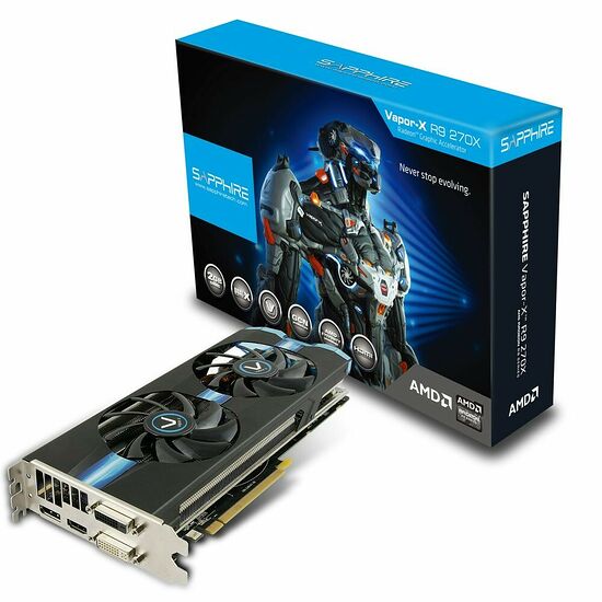 Sapphire Radeon R9 270X Vapor-X OC With Boost (UEFI), 2 Go