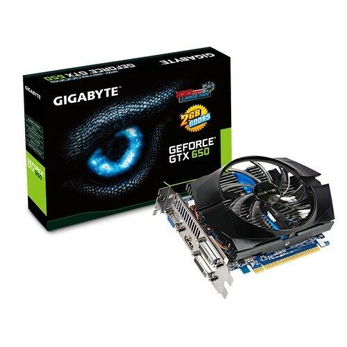 Carte graphique Gigabyte GeForce GTX 650 OC, 2 Go