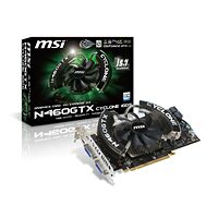 Carte Graphique MSI GeForce GTX 460 Cyclone OC, 1 Go