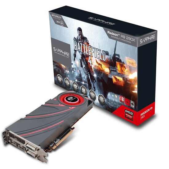 Carte Graphique Sapphire Radeon R9 290X Battlefield 4, 4 Go