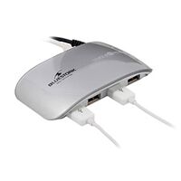 Hub USB 2.0, 7 ports, Argent, Bluestork