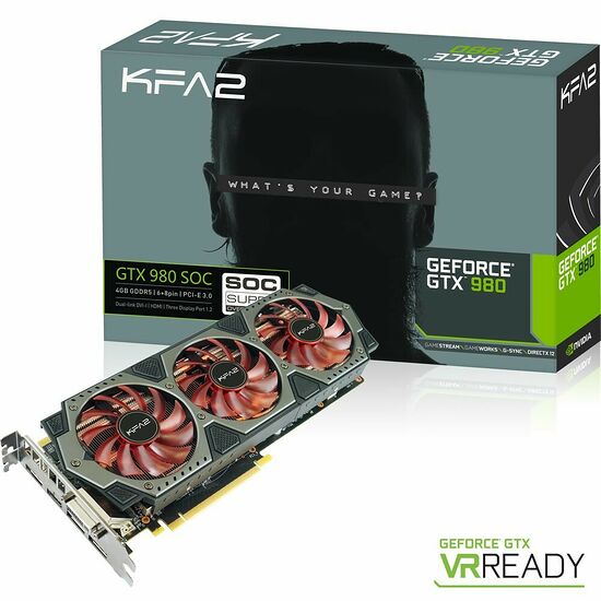 KFA2 GeForce GTX 980 SOC, 4 Go