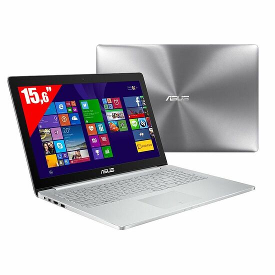 Asus ZenBook Pro UX501JW-CN209H Argent, 15.6" Full HD