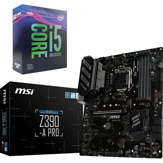 Intel Core i5-9600KF (3.7 GHz) + MSI Z390-A PRO