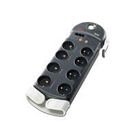 Multiprise parafoudre, 8 prises + Protection TV/Tel, APC