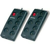 Pack de 2 Multiprises S7 TEL, 7 prises, Infosec