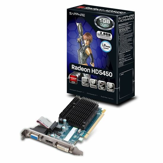 Sapphire Radeon HD 5450, 1 Go