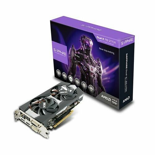 Sapphire Radeon R9 270X Dual-X OC with Boost, 2 Go