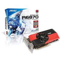 Carte graphique MSI Radeon HD 6870 OC, 1 Go