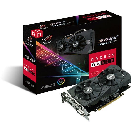 Asus Radeon RX 560 ROG STRIX, 4 Go