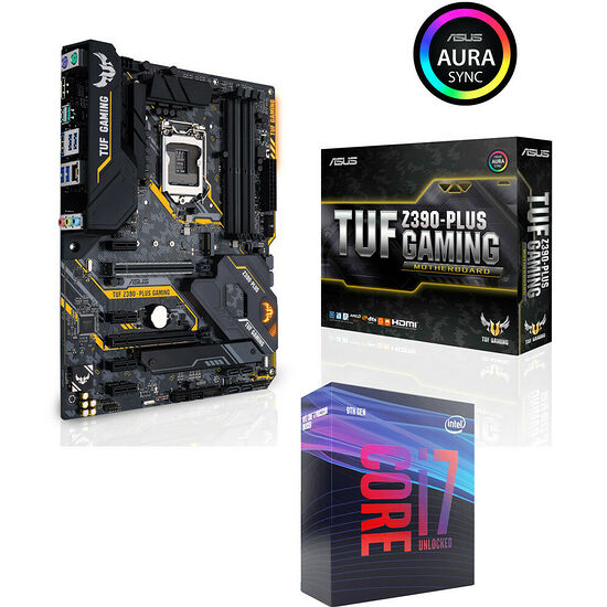 Intel Core i7 9700K (3.6 GHz) + Asus TUF Z390-PLUS GAMING