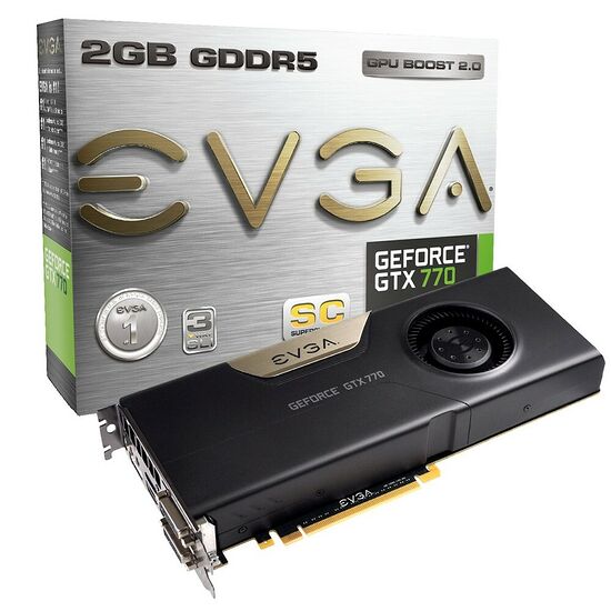 Carte graphique EVGA GeForce GTX 770 Superclocked, 2Go