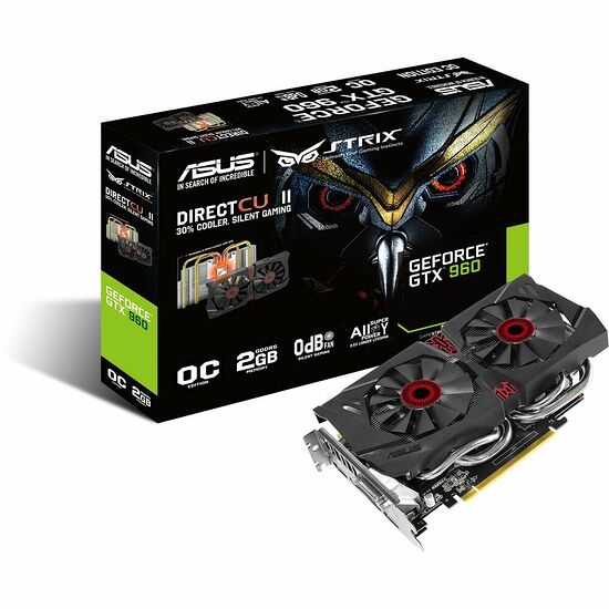 Asus GeForce GTX 960 STRIX DirectCU II, 2 Go