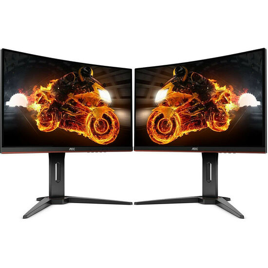 Pack Dual Screen, AOC C24G1 FreeSync (dalle incurvée)