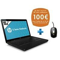 PC Portable HP G62-454SF, 15.6" + Mini-souris laser HP