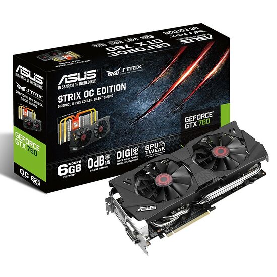 Carte graphique ASUS GeForce GTX 780 OC STRIX, 6 Go
