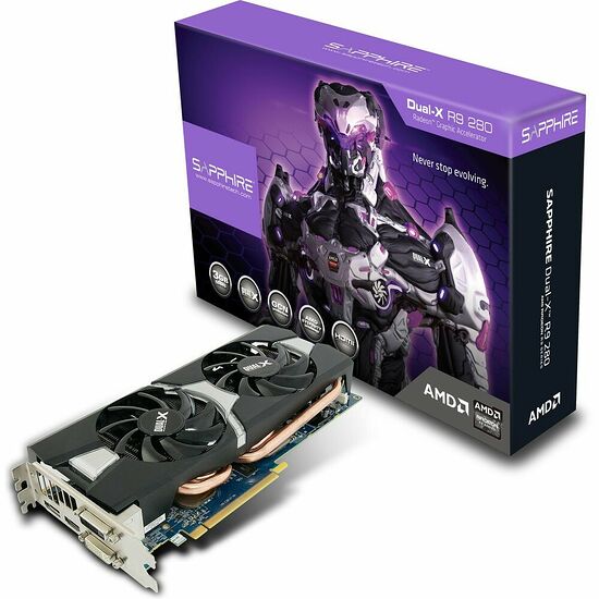 Sapphire Radeon R9 280 Dual-X OC with Boost, 3 Go