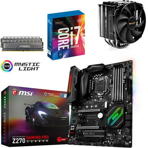 Kit d'évo Core i7-7700K + MSI Z270 GAMING PRO CARBON + Dark Rock 3