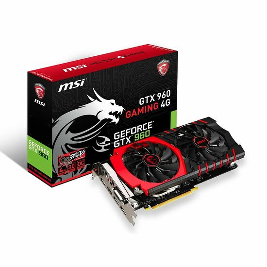 MSI GeForce GTX 960 GAMING 4G, 4 Go