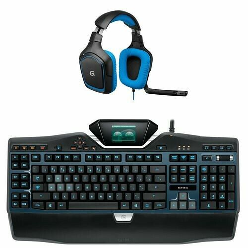 Pack Gaming Logitech, Clavier G19s (AZERTY) + Casque-micro G430