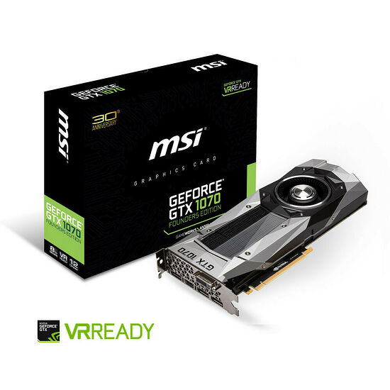 MSI GeForce GTX 1070 Founders Edition, 8 Go