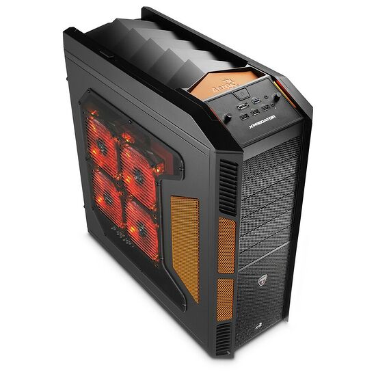 Aerocool XPredator Evil Black, Noir/Orange