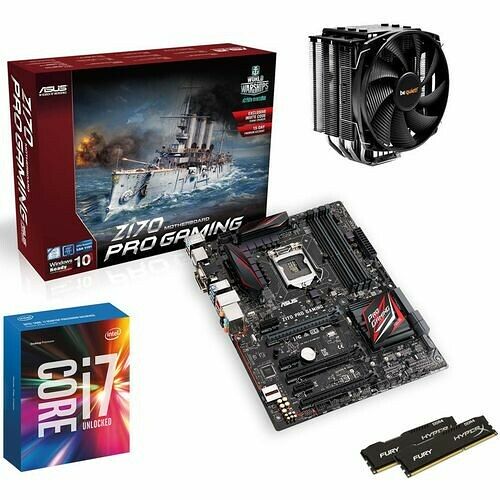 Kit d'évo Intel Core i7-6700K + Dark Rock 3 + Asus Z170 PRO GAMING + 8 Go