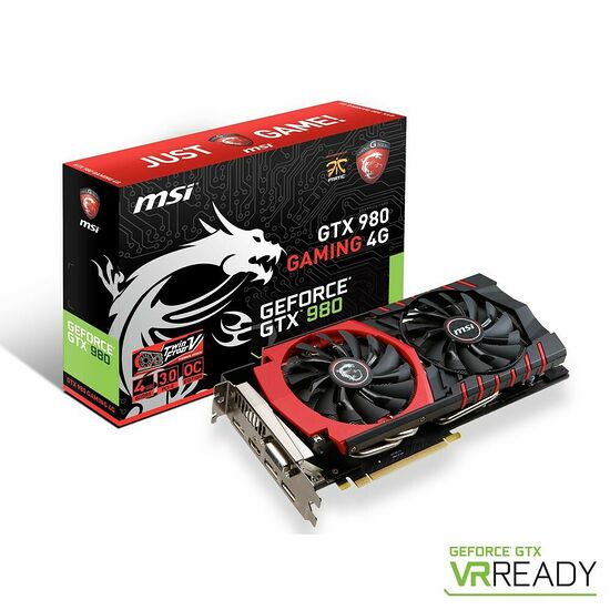 MSI GeForce GTX 980 GAMING 4G, 4 Go