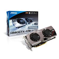Carte graphique MSI GeForce GTX 560 Ti 448 Twin Frozr III PE/OC, 1280 Mo