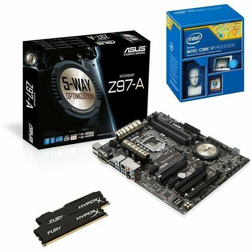 Kit d'évolution Intel Core i7-4790K (4.0 GHz) + Asus Z97-A + 16 Go