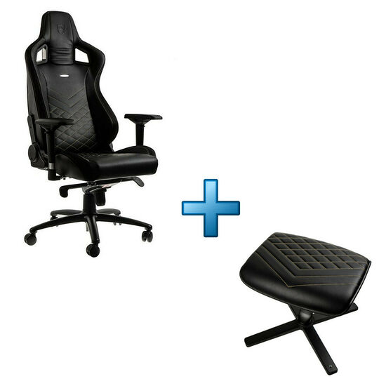 Noblechairs Epic + Noblechairs Footrest - Noir / Or