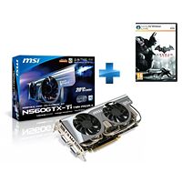 Carte graphique MSI GeForce GTX 560 Ti Twin Frozr II 2GD5/OC, 2 Go + Jeu