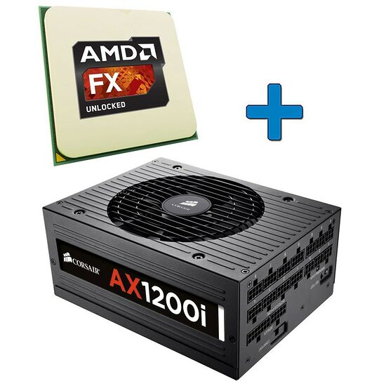 Processeur AMD FX-9590 + Alimentation Corsair AX1200i, 1200 W