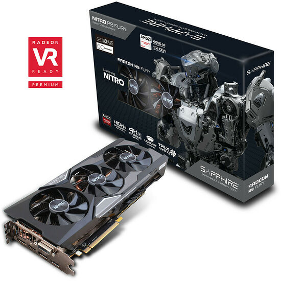 Sapphire Radeon R9 Fury NITRO, 4 Go HBM