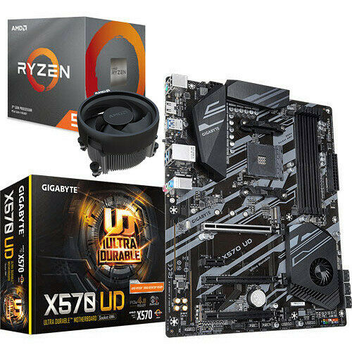 AMD Ryzen 5 3600X (3.8 GHz) + Gigabyte X570 UD